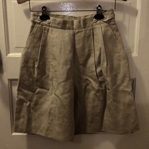 Carol Horn 100% linen shorts sz 6